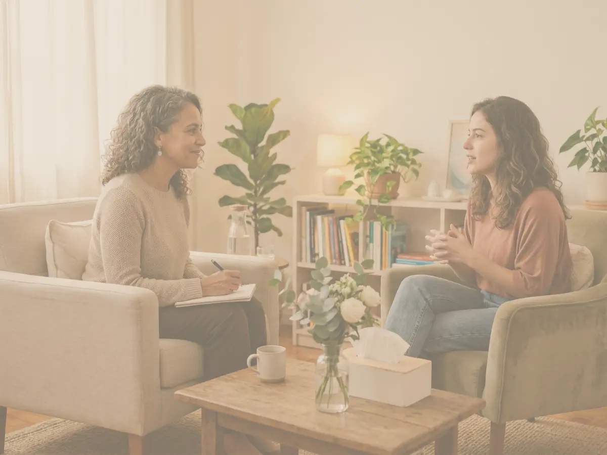 sessão de psicoterapia para ansiedade